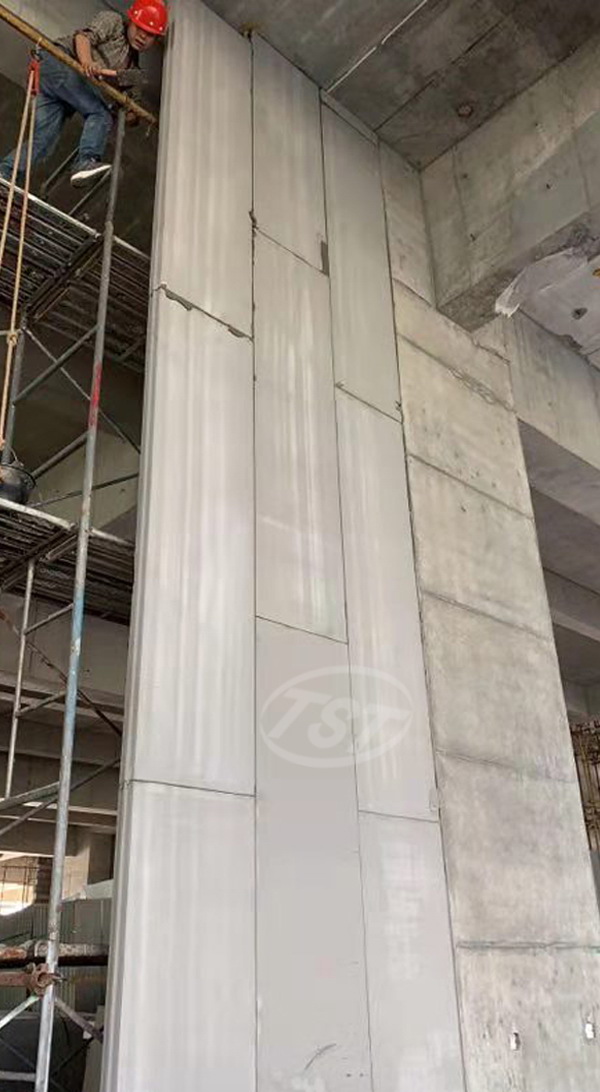 TSTC wall panel-Chengdu Lorenborghini Plaza